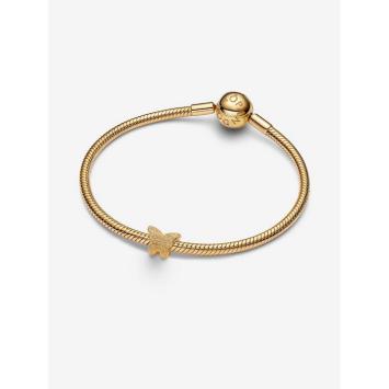 Pandora minibedel Silver Goldplated Vlinder 764046C00