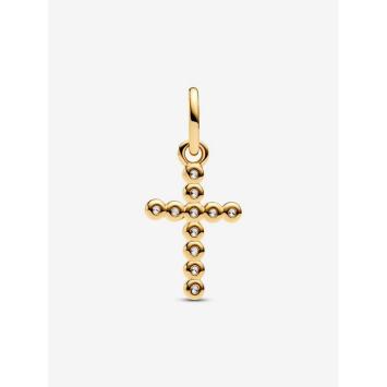 Pandora hangende bedel Silver Goldplated kruis Charm 764063C01