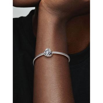 Pandora Silver Geboortesteen April Infinity bedel 790064C01
