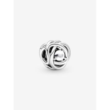 Pandora Silver Geboortesteen Juni Infinity bedel 790064C04