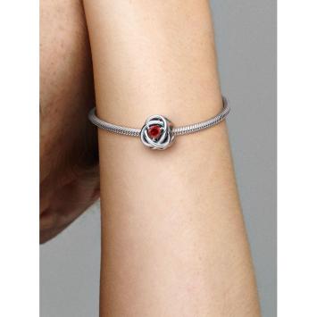 Pandora Silver Geboortesteen Juli Infinity bedel 790065C01