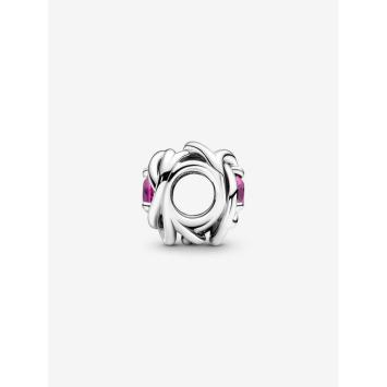 Pandora Silver Geboortesteen Oktober Infinity bedel 790065C05