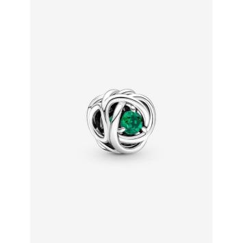 Pandora Silver Geboortesteen Mei Infinity bedel 790065C08