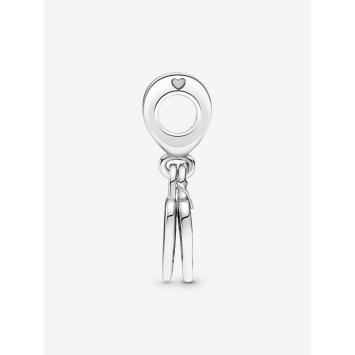 Pandora Silver Roos Hart Hangslot bedel 790086C00