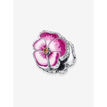 Pandora Silver Roze Viooltje bedel 790777C01
