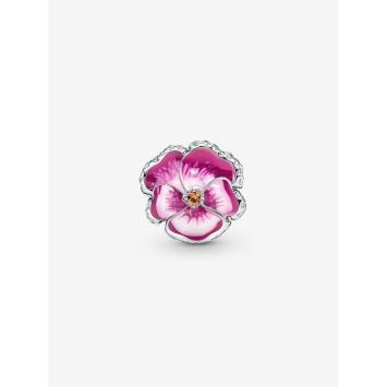 Pandora Silver Roze Viooltje bedel 790777C01