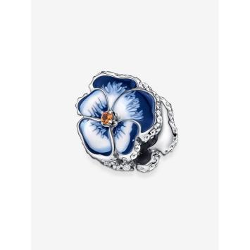 Pandora Silver Blauw Viooltje bedel 790777C02