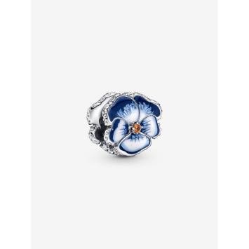 Pandora Silver Blauw Viooltje bedel 790777C02