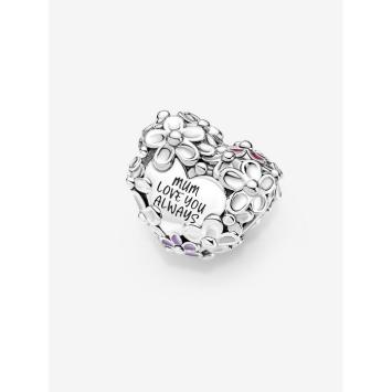 Pandora Silver Mum Daisy Heart bedel 791155C01