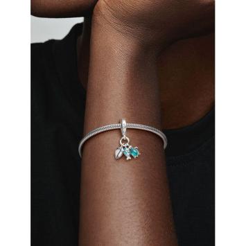 Pandora Silver Fish, Sea Turtle & Conch Triple bedel 791697C01