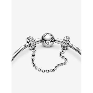 Pandora Veiligheidsketting Silver Sprankelend Pavé 791736CZ