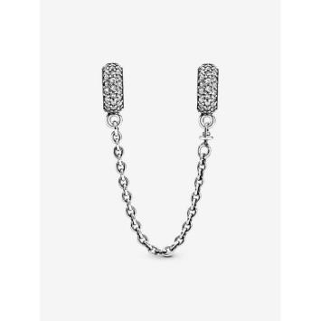 Pandora Veiligheidsketting Silver Sprankelend Pavé 791736CZ