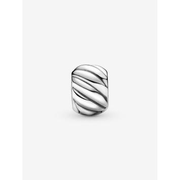 Pandora clip Silver Gepolijste Veren 791752