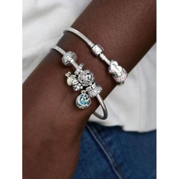 Pandora clip Silver Heldere Pavé 791817CZ