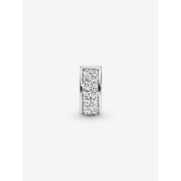 Pandora clip Silver Heldere Pavé 791817CZ