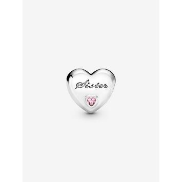 Pandora Silver Zus hart bedel 791946PCZ