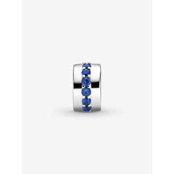 Pandora clip Silver Blue Sparkle 791972C01
