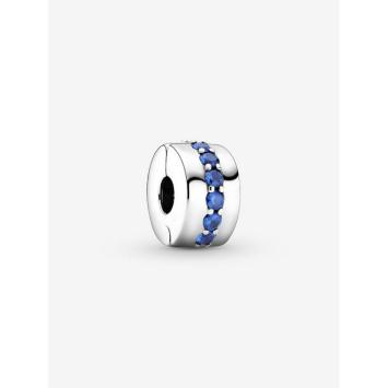 Pandora clip Silver Blue Sparkle 791972C01