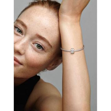 Pandora clip Silver Heldere Sprankelende Rij 791972CZ