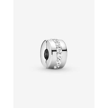 Pandora clip Silver Heldere Sprankelende Rij 791972CZ