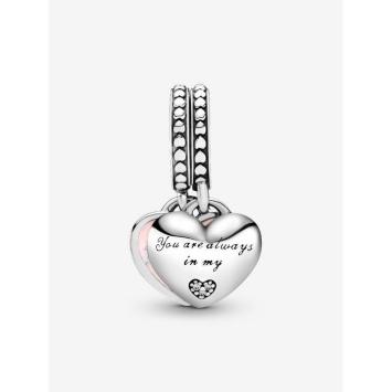 Pandora Bedel Silver Moeder & Dochter Harten 792072EN40
