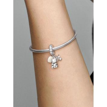 Pandora Silver Baby Teddybeer bedel 792100CZ