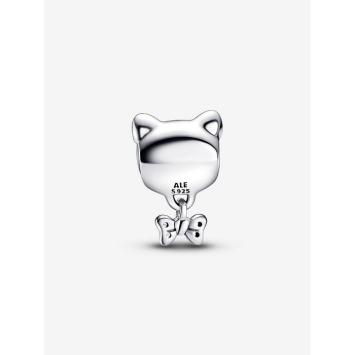 Pandora Silver Pet Cat & Bow bedel 792255C01