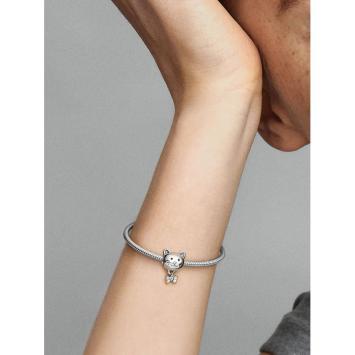 Pandora Silver Pet Cat & Bow bedel 792255C01