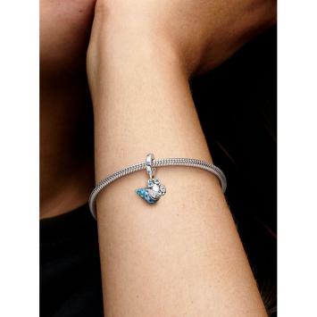 Pandora bedel Silver Glow-In-The-Dark Heremietkrab Charm 792700C01