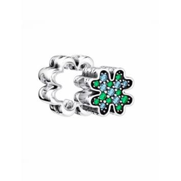 Pandora Silver Deelbare klavertjevier bedel 792752C01