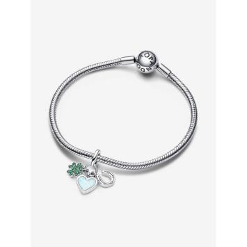 Pandora Silver Klavertjevier , Hart en hoefijzer bedel 792755C01