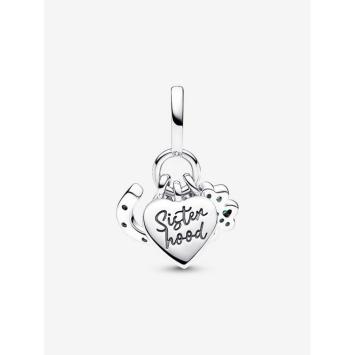 Pandora Silver Klavertjevier , Hart en hoefijzer bedel 792755C01