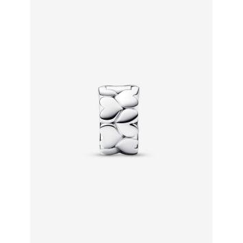 Pandora clip Silver Hart Patroon 792828C00