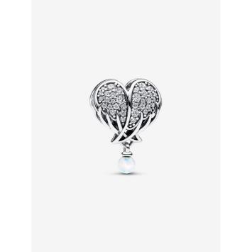 Pandora Bedel Silver Sprankelende Engelenvleugels en Hart 792980C01
