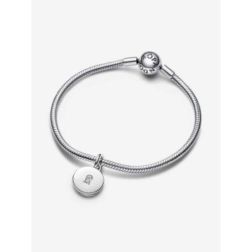 Pandora Silver Openbare Graveerbare Medaillon bedel 793066C01