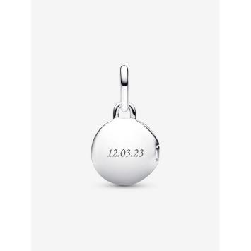 Pandora Silver Openbare Graveerbare Medaillon bedel 793066C01