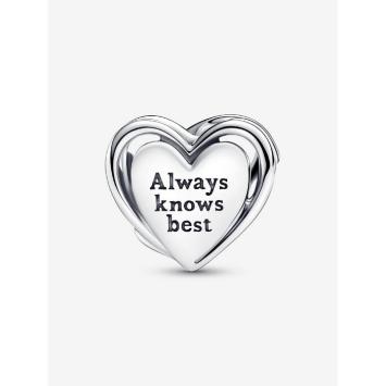 Pandora Silver Mum en Hart bedel 793233C01