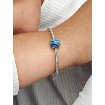 Pandora Silver Blauwe Golf Octopus bedel 797012ENMX