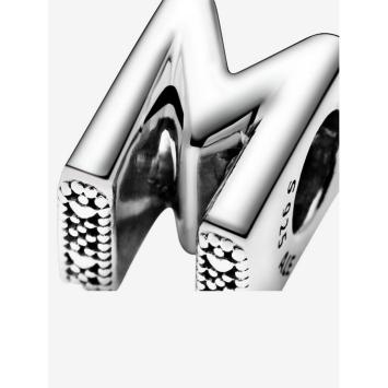 Pandora bedel Silver Letter M Alfabet 797467