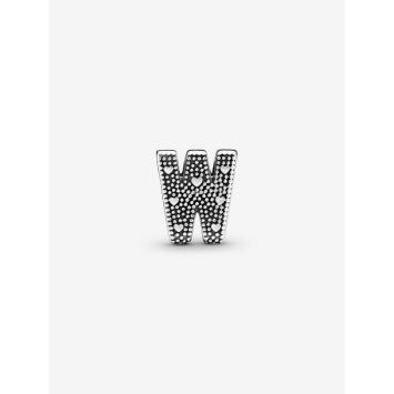 Pandora bedel Silver Letter W Alfabet 797477