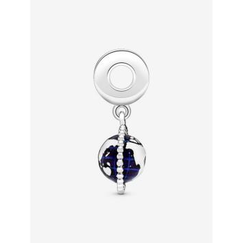 Pandora bedel zilver Spinning Globe Charm 798021CZ