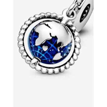 Pandora bedel zilver Spinning Globe Charm 798021CZ