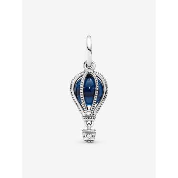 Pandora bedel zilver Blauwe Heteluchtballon Charm 798064NMB