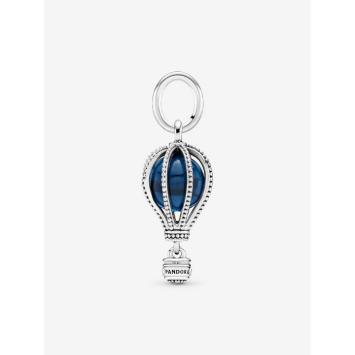 Pandora bedel zilver Blauwe Heteluchtballon Charm 798064NMB