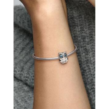 Pandora Silver Sprankelende Uil bedel 798397NBCB
