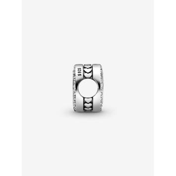Pandora Silver Sprankelende Button bedel 798747C01