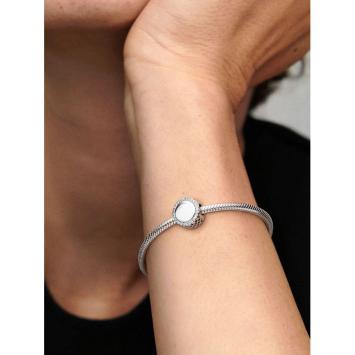 Pandora Silver Sprankelende Button bedel 798747C01