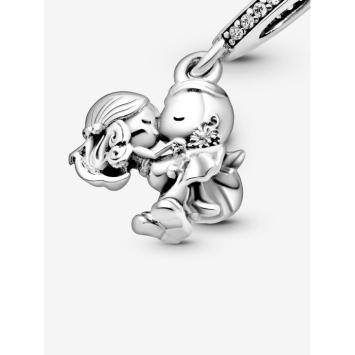 Pandora Silver Married Couple bedel 798896C01