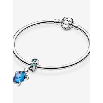 Pandora Silver Muranoglazen Zeeschildpad bedel 798939C01