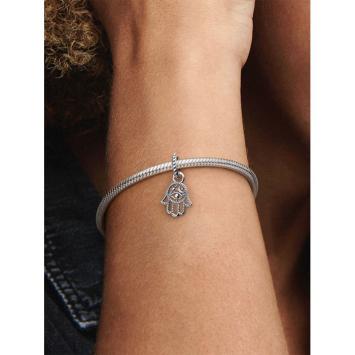 Pandora hangende bedel Silver Beschermende Hamsa Hand Charm 799144C00